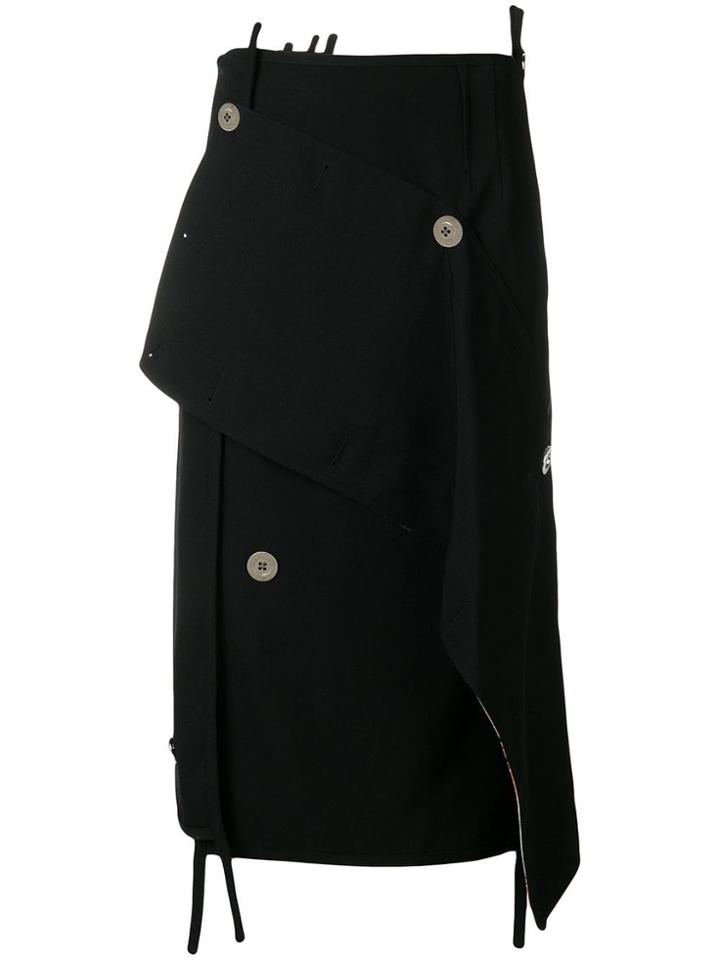 3.1 Phillip Lim Layered Skirt - Black