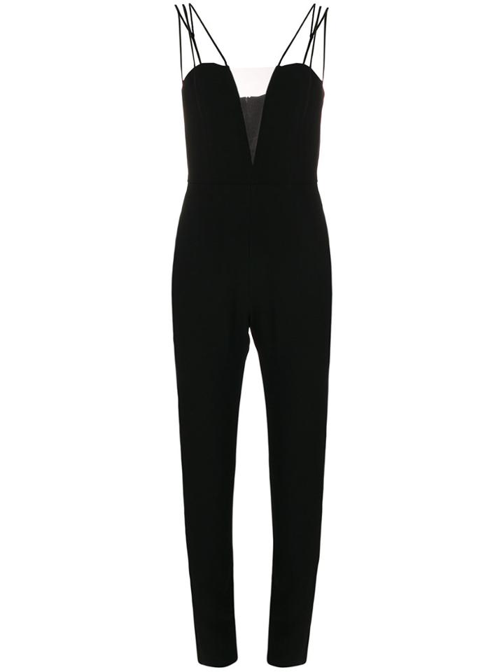 Francesco Paolo Salerno Strappy Jumpsuit - Black