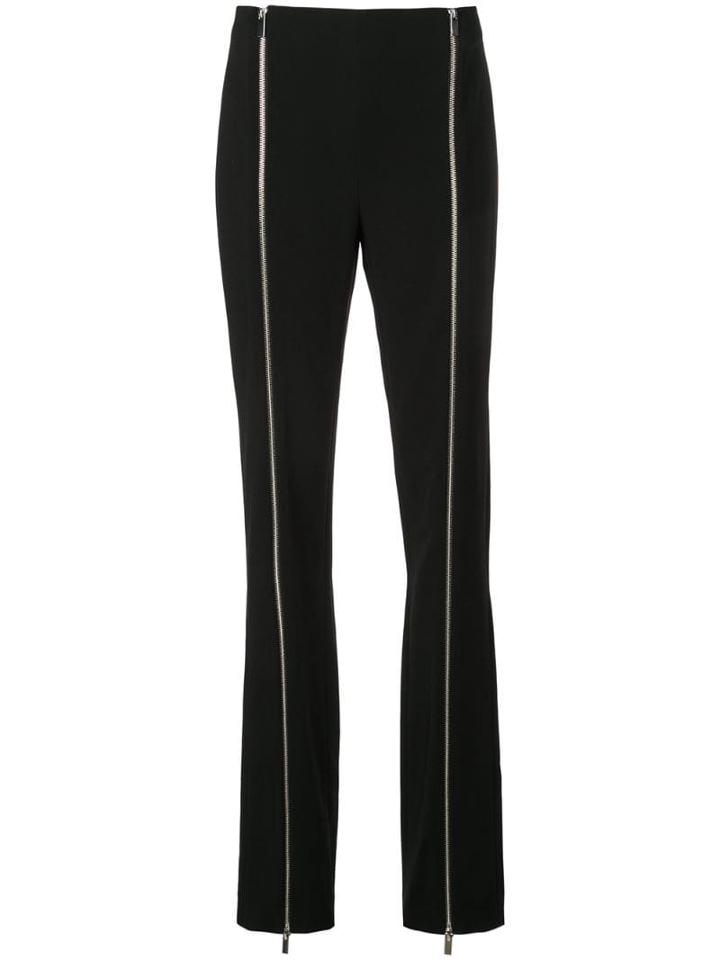 Rosetta Getty Flared Zipped Trousers - Black