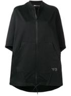Y-3 Oversized Poncho Jacket - Black