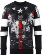 Philipp Plein - Skull Print Sweatshirt - Men - Cotton/polyester/polyurethane - S, Black, Cotton/polyester/polyurethane