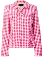 Comme Des Garçons Pre-owned 1995's Gingham Check Jacket - Pink