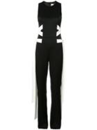 Galvan - Sleeveless Jumpsuit - Women - Polyester/triacetate - 36, Black, Polyester/triacetate