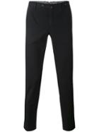 Pt01 - Plain Chinos - Men - Cotton/spandex/elastane - 58, Black, Cotton/spandex/elastane