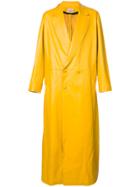 Charles Jeffrey Loverboy Matrix Great Coat - Yellow & Orange