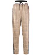 3.1 Phillip Lim Check Loose Trousers - Nude & Neutrals