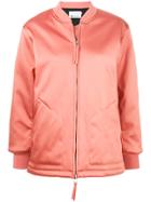 T By Alexander Wang Oversized Bomber Jacket - Yellow & Orange