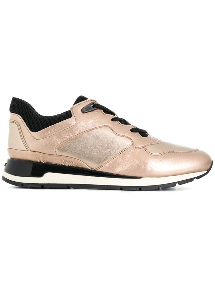 Geox Panelled Sneakers - Nude & Neutrals