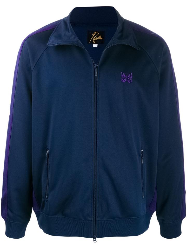 Needles Embroidered Logo Track Jacket - Blue