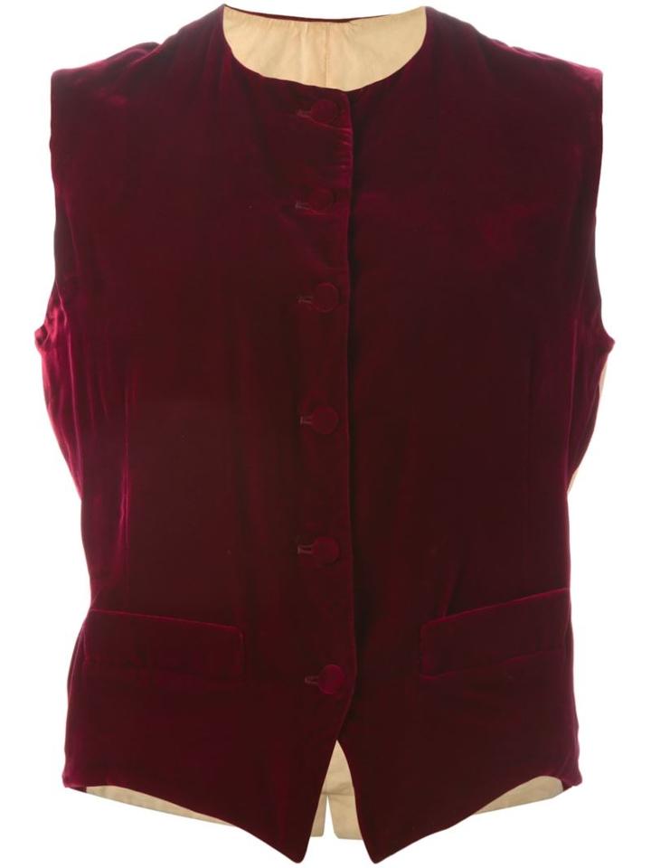 Jean Paul Gaultier Vintage Velvet Waistcoat