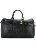 Chanel Vintage Duffle Luggage Bag - Black