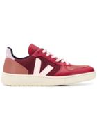 Veja Colour Block Sneakers - Red