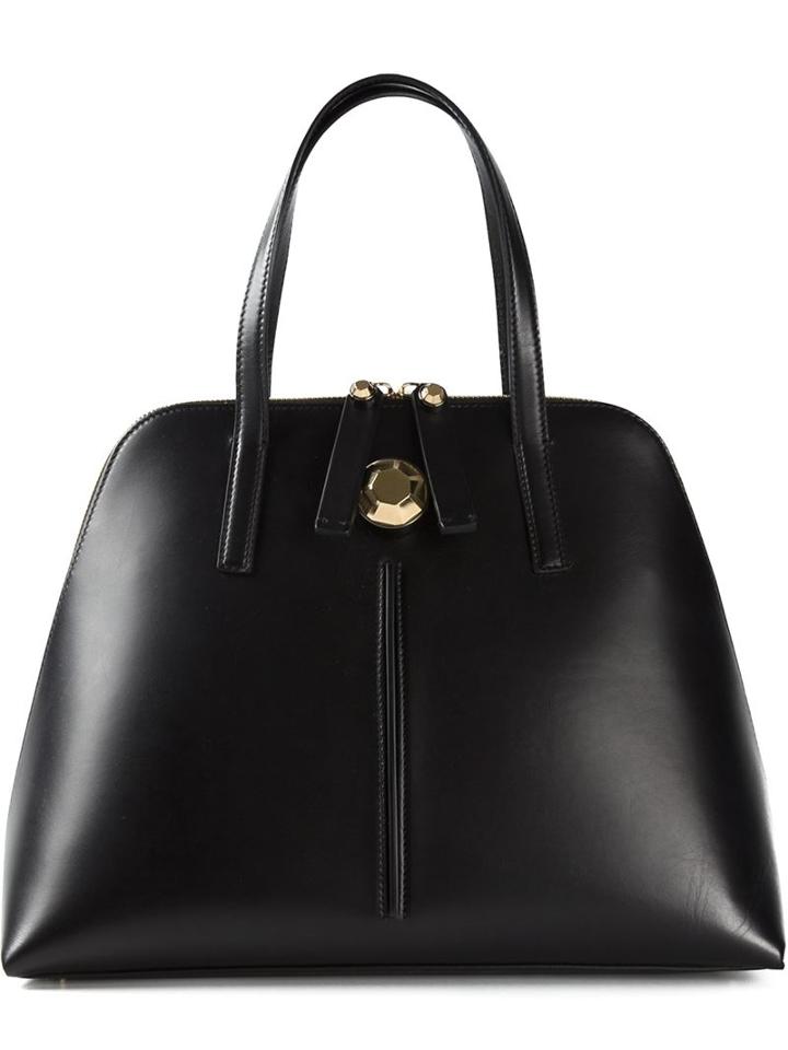 Christopher Kane Metal Crystal Pyramid Tote