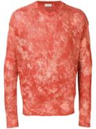Paura Stained-effect Jumper - Orange