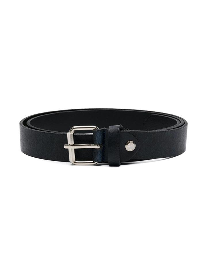 Paolo Pecora Kids Teen Buckle Leather Belt - Blue
