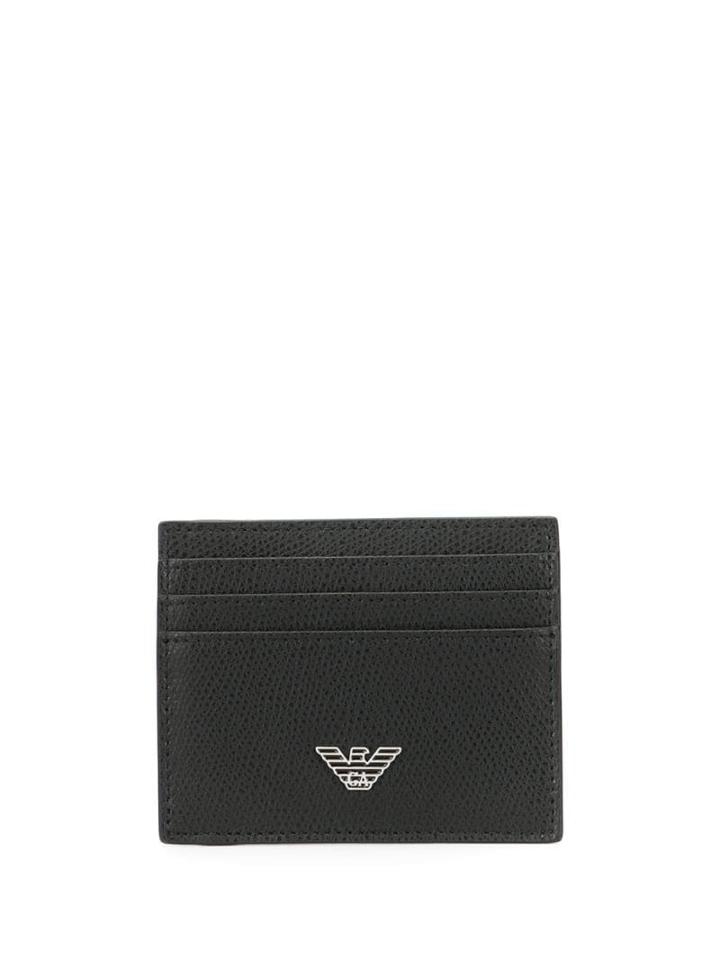 Emporio Armani Eagle Logo Cardholder - Black