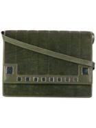 Yves Saint Laurent Vintage Paneled Shoulder Bag - Green