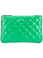 Balenciaga Ville M Quilted Pouch - 3669 Green