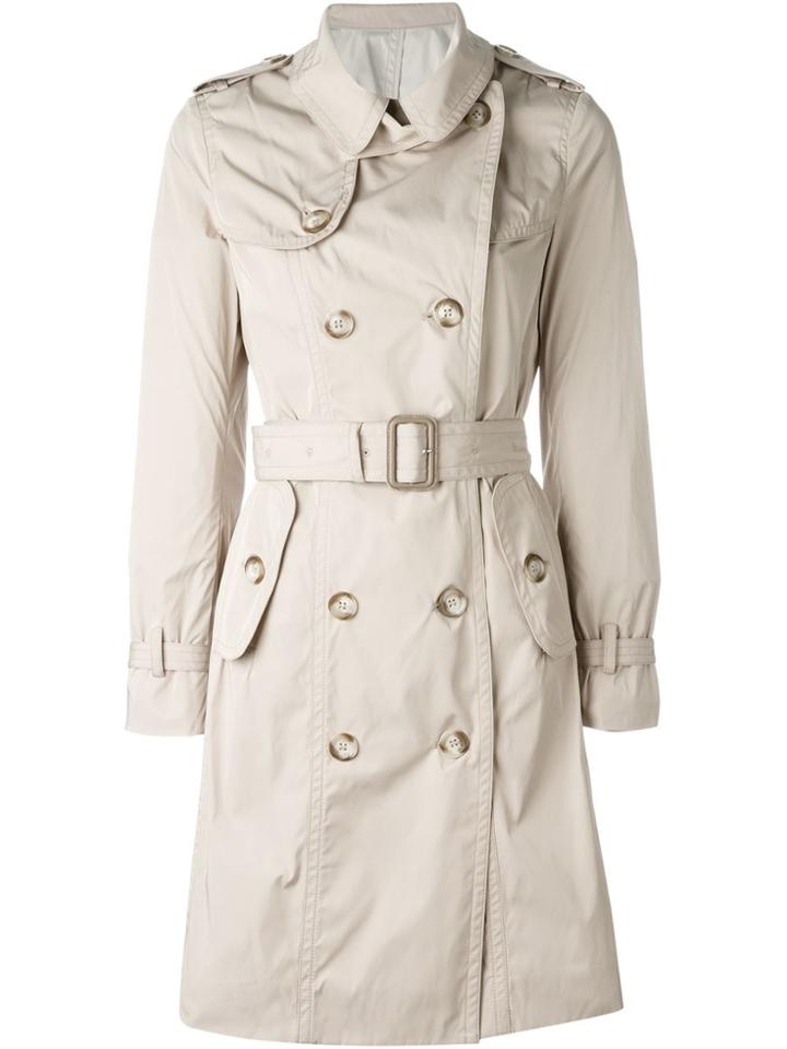Moncler 'gobie' Trench Coat - Nude & Neutrals