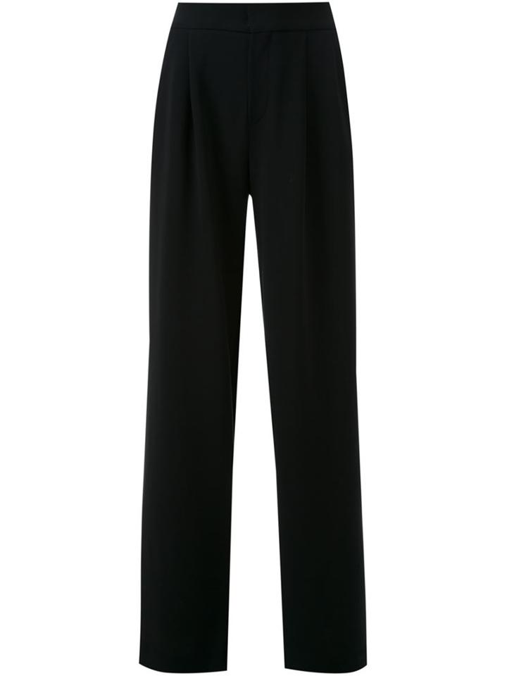 Scanlan Theodore Choir Wide Leg Trousers, Women's, Size: 12, Black, Triacetate