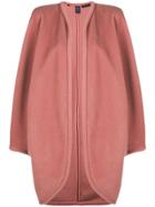 Emanuel Ungaro Vintage Open Front Coat - Pink & Purple