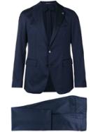 Tagliatore Fitted Formal Suit - Blue