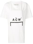 A-cold-wall* Oversized Logo T-shirt - White
