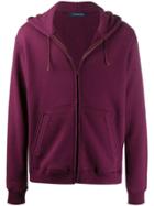 Johnundercover Long Sleeve Ombré Stripe Hoodie - Red
