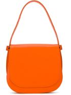 Salvatore Ferragamo Neva Shoulder Bag, Women's, Yellow/orange, Calf Leather