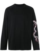 Misbhv - Snake Print Sweatshirt - Men - Cotton - S, Black, Cotton