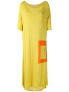 Mara Mac Knit Midi Dress - Yellow