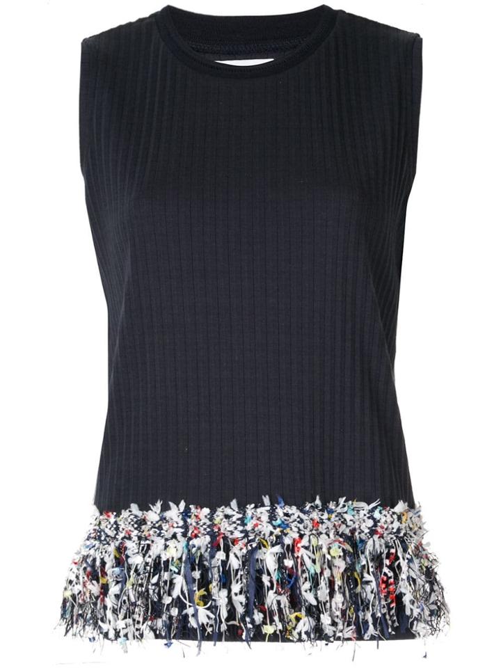 Coohem Fringed Vest - Blue