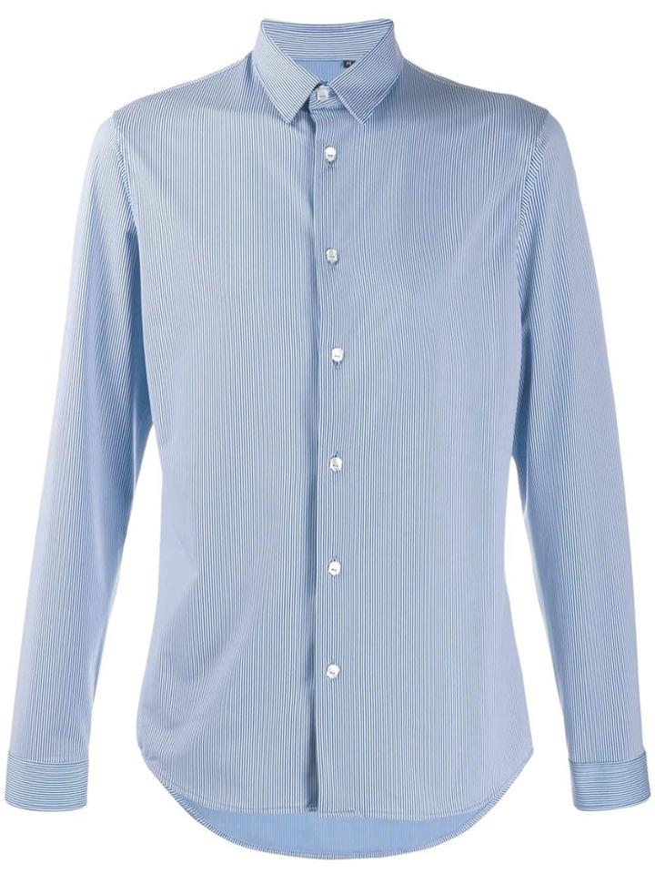 Hydrogen Micro-stripe Shirt - Blue