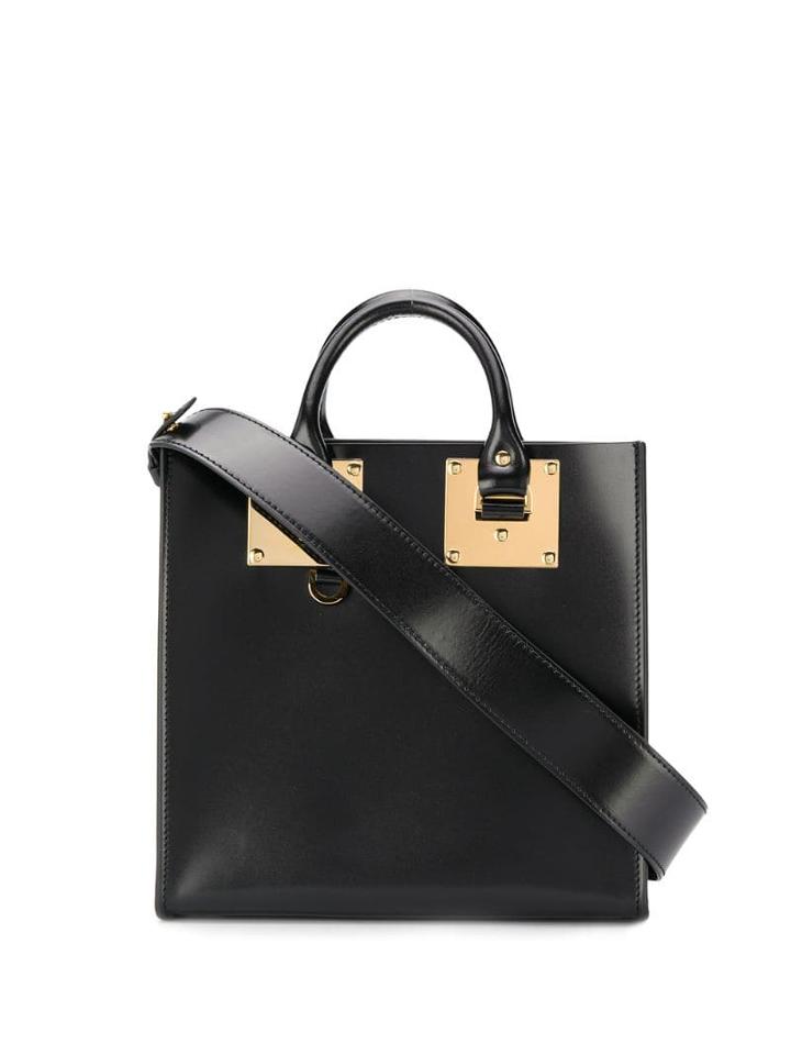 Sophie Hulme Square Albion Tote Bag - Black
