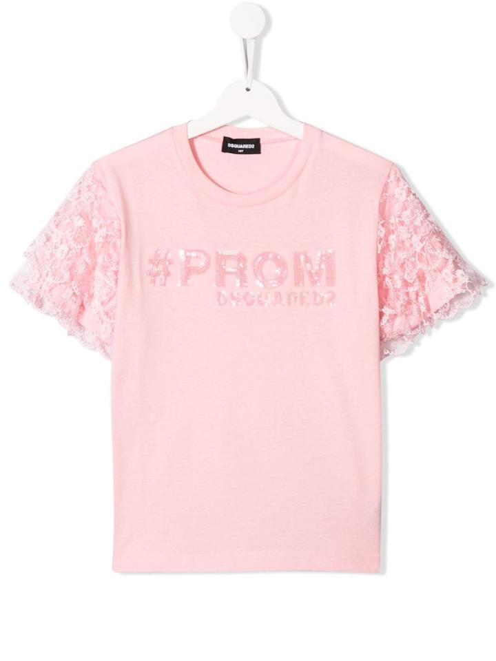 Dsquared2 Kids Logo T-shirt - Pink