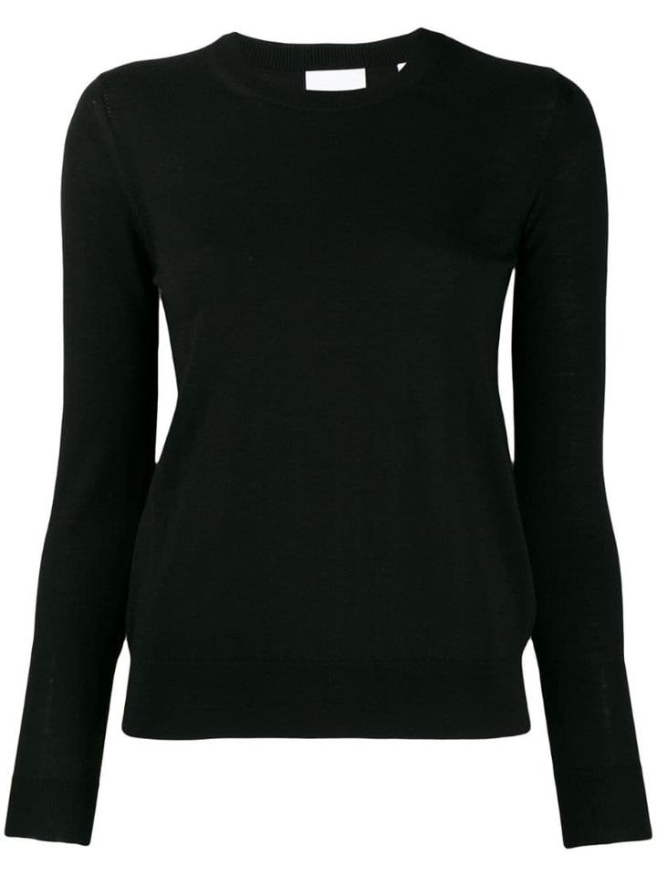 Burberry Vintage Check Details Jumper - Black