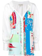 Emilio Pucci Embellished Shirt - White
