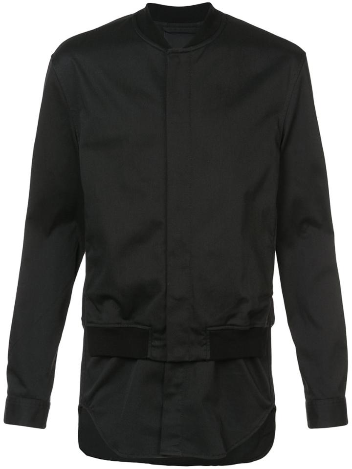3.1 Phillip Lim Classic Bomber Shirt Jacket - Black