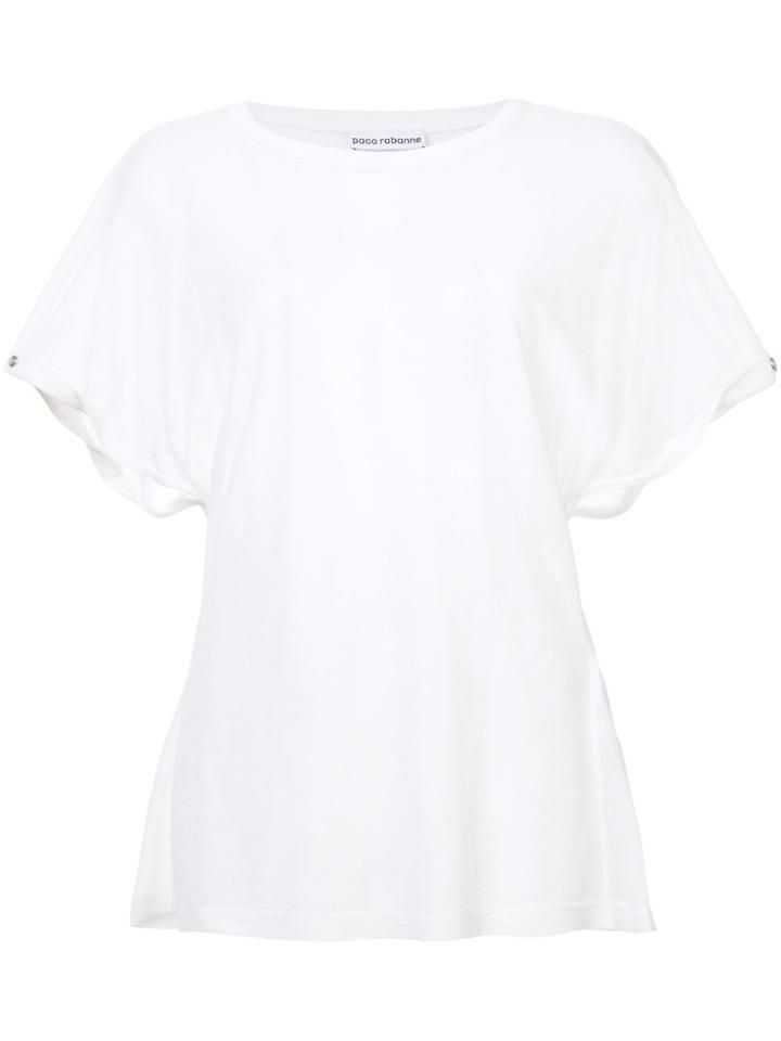 Paco Rabanne Half Sleeve Tee - White