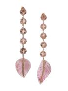 Jacquie Aiche 14kt Rose Gold Morganite And Carved Pink Tourmaline Leaf