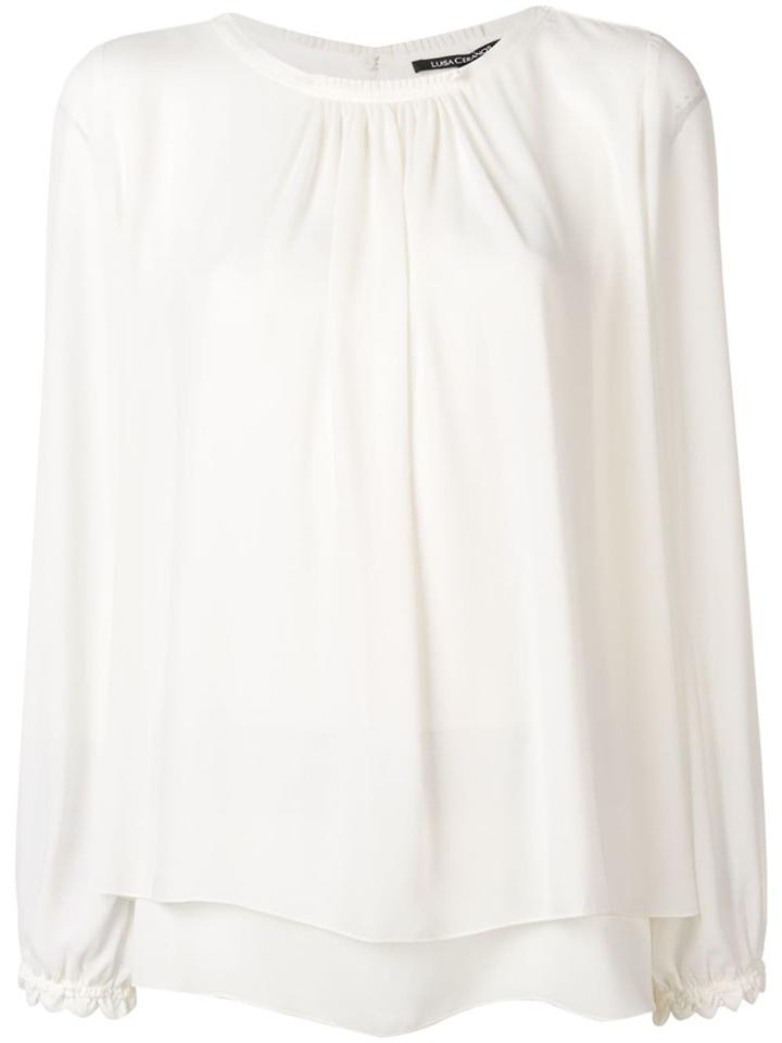 Luisa Cerano Layered Blouse - White