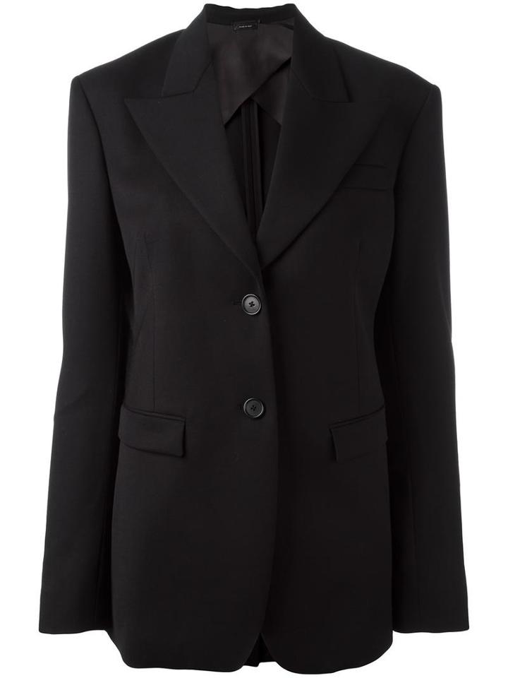 Jil Sander 'brahms' Blazer, Women's, Size: 36, Black, Virgin Wool/silk