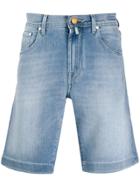 Jacob Cohen Five Pocket Design Denim Shorts - Blue