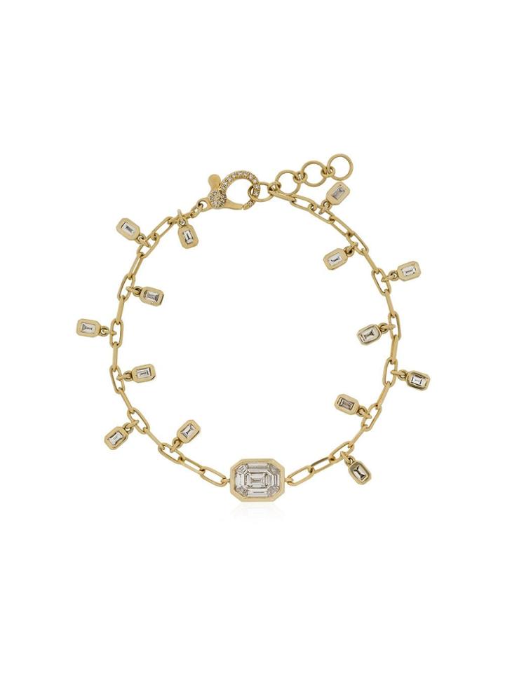 Shay 18k Yellow Gold Baguette Diamond Bracelet