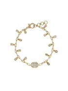 Shay 18k Yellow Gold Baguette Diamond Bracelet