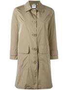 Aspesi Button-up Oversized Coat, Women's, Size: Large, Nude/neutrals, Polyester
