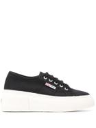 Superga Chunky Heel Sneakers - Black