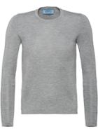 Prada Cashmere And Silk Sweater - Grey