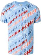 Kenzo Diagonal Kenzo T-shirt, Men's, Size: S, Blue, Cotton