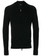 Armani Jeans Zipped Jumper - Black